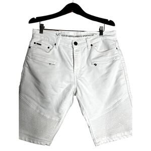 Versace 19 V 69 Abbigliamento Sportivo SRL men's white shorts size 34